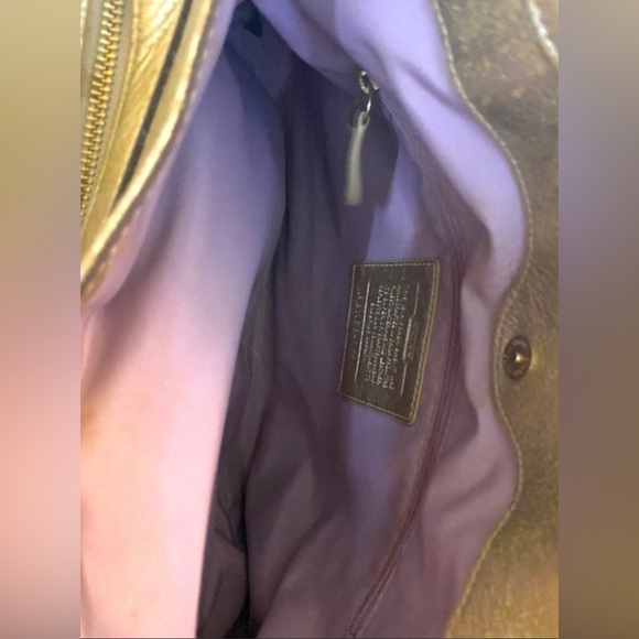 COACH Lexi Butterfly Straw Carryall Purse - Picture 9 of 15